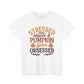 Stressed Blessed & Pumpkin Spice Obsessed Unisex Heavy Cotton Tee