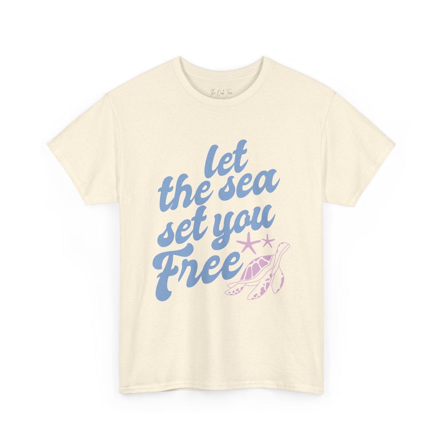 Let the Sea Set You Free Unisex Heavy Cotton Tee