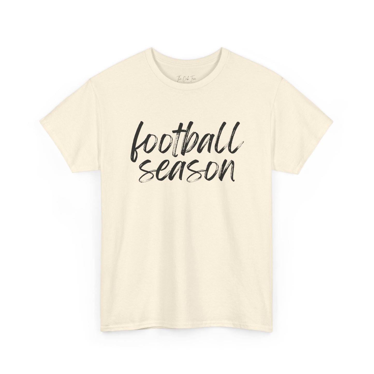 Football Season- Black Text Tee
