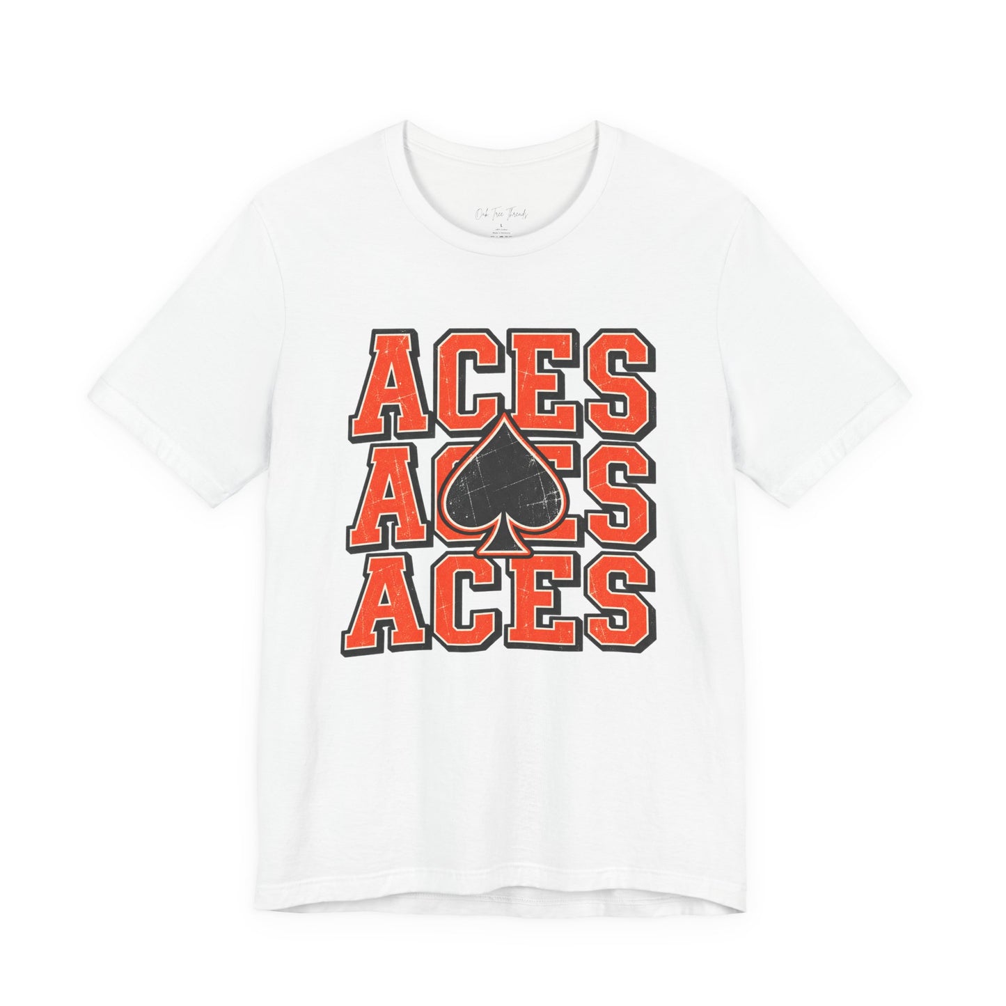 Amanda-Clearcreek Aces Stacked Adult Tee