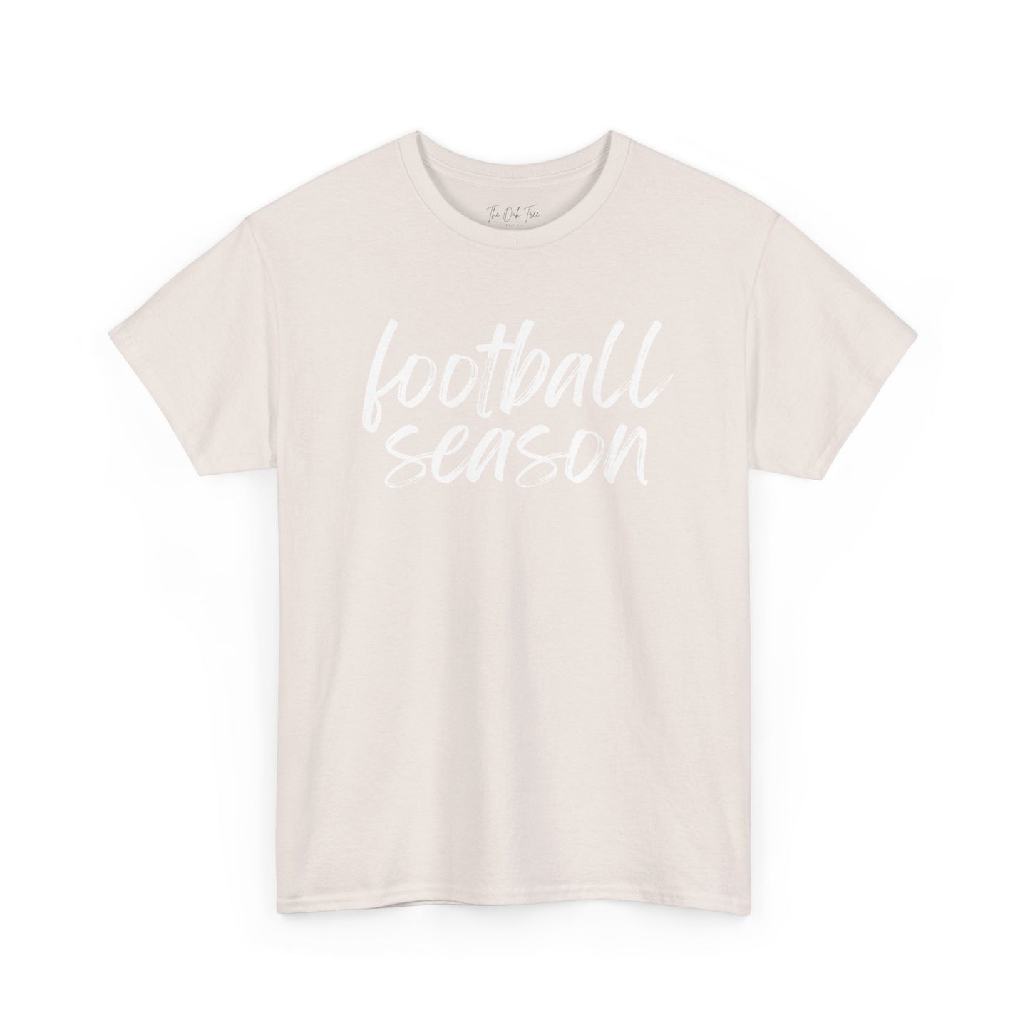 Football Season- White Text Tee