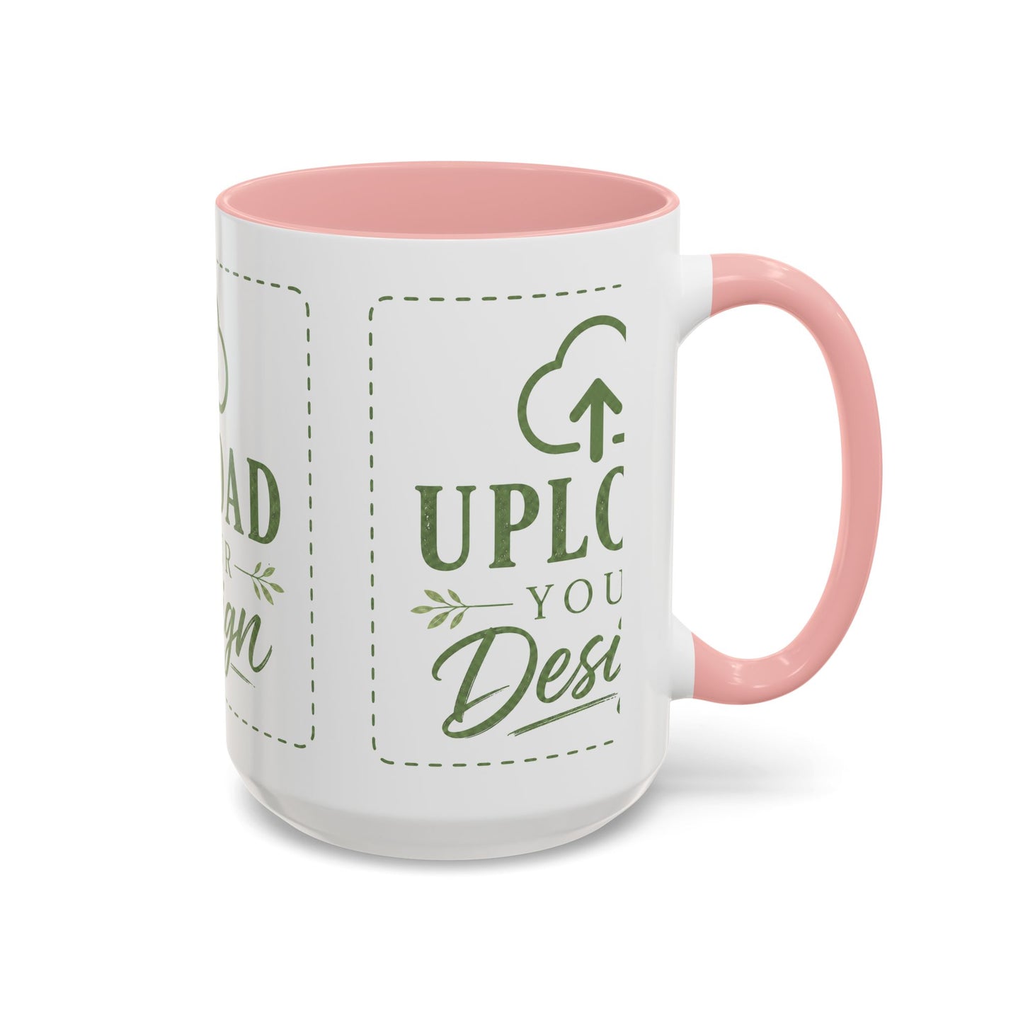 Custom Accent Coffee Mug – Custom Upload Design Ceramic Mug (11oz & 15oz)