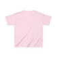 Kids Football & Bows T‑Shirt — Cute Gridiron Pattern for Girls, Youth Game Day Tee