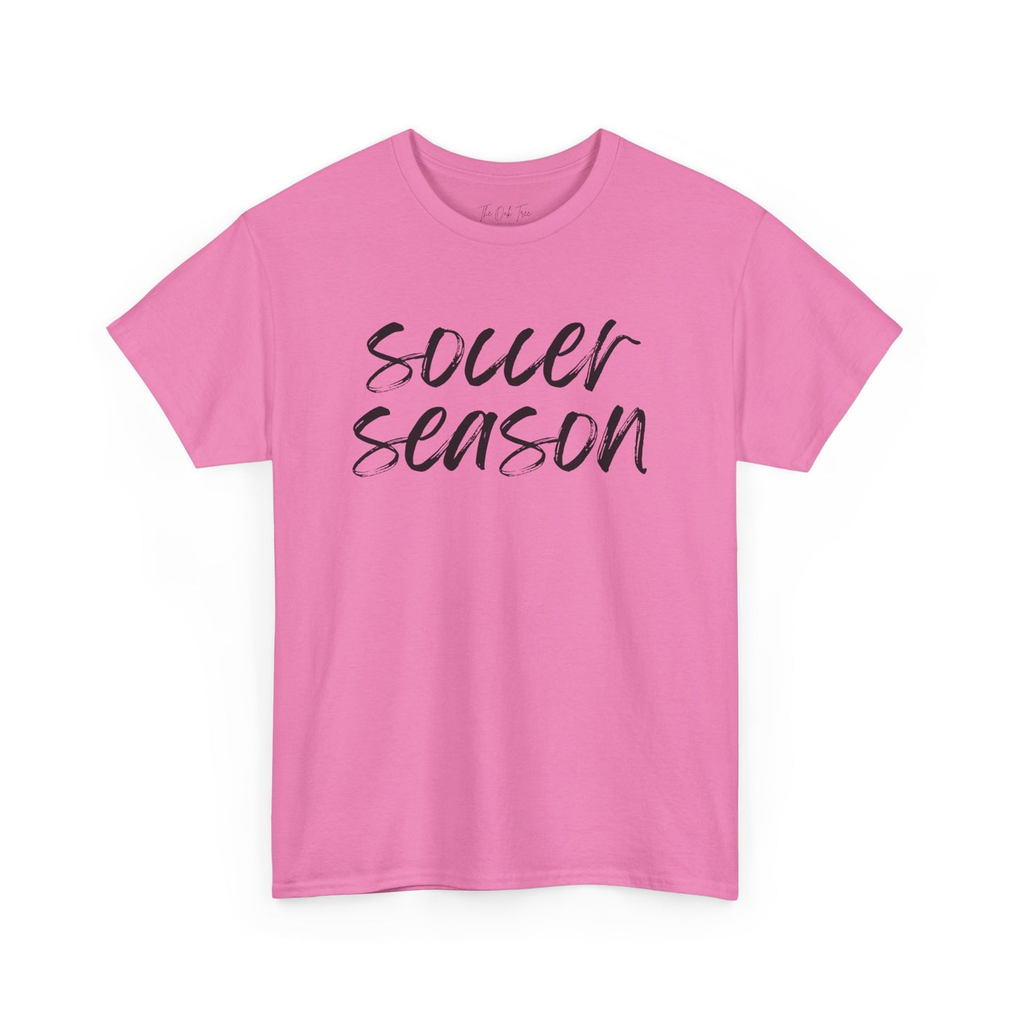Soccer Season- Black Text Tee