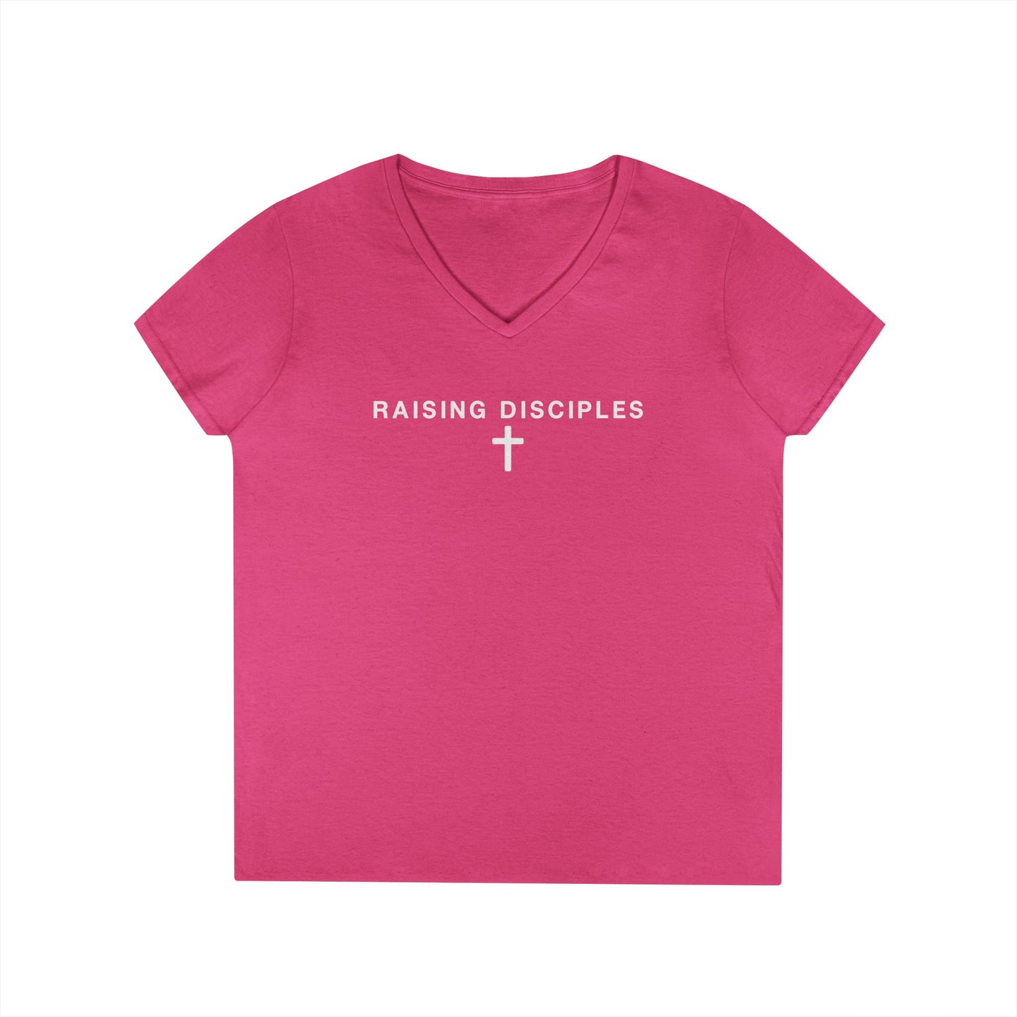 Raising Disciples Women’s V-Neck Tee