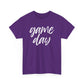 Game Day- White Text Script Tee