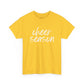 Cheer Season- White Text Tee