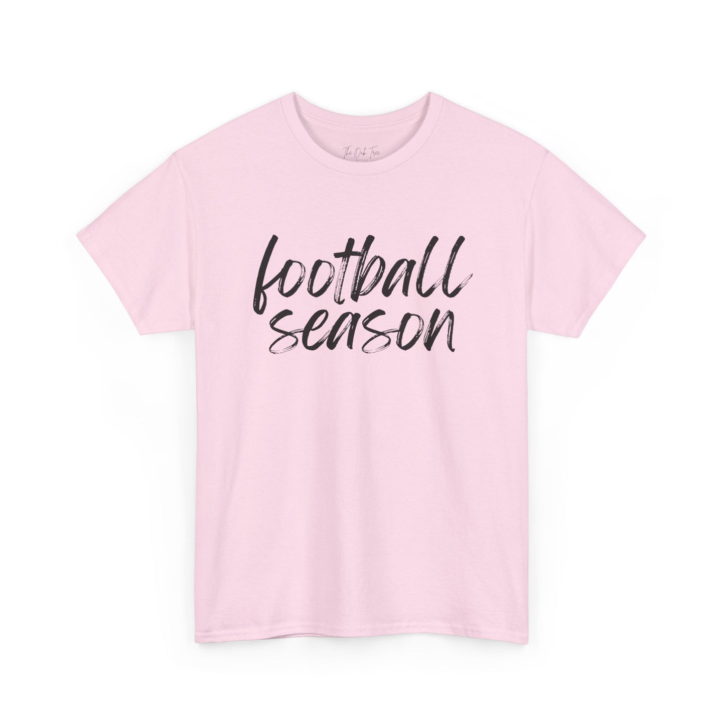 Football Season- Black Text Tee