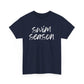 Swim Season- White Text Tee