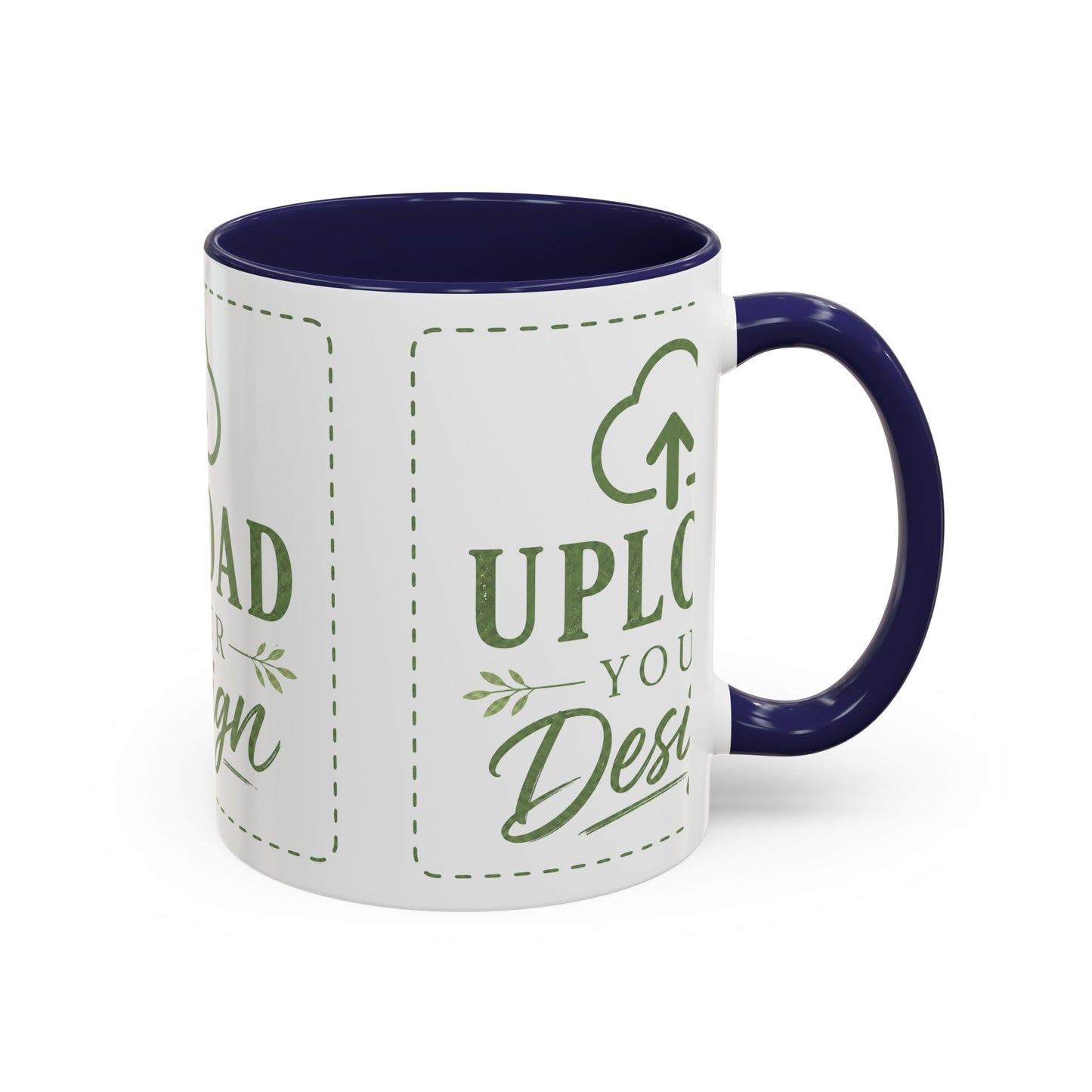 Custom Accent Coffee Mug – Custom Upload Design Ceramic Mug (11oz & 15oz)