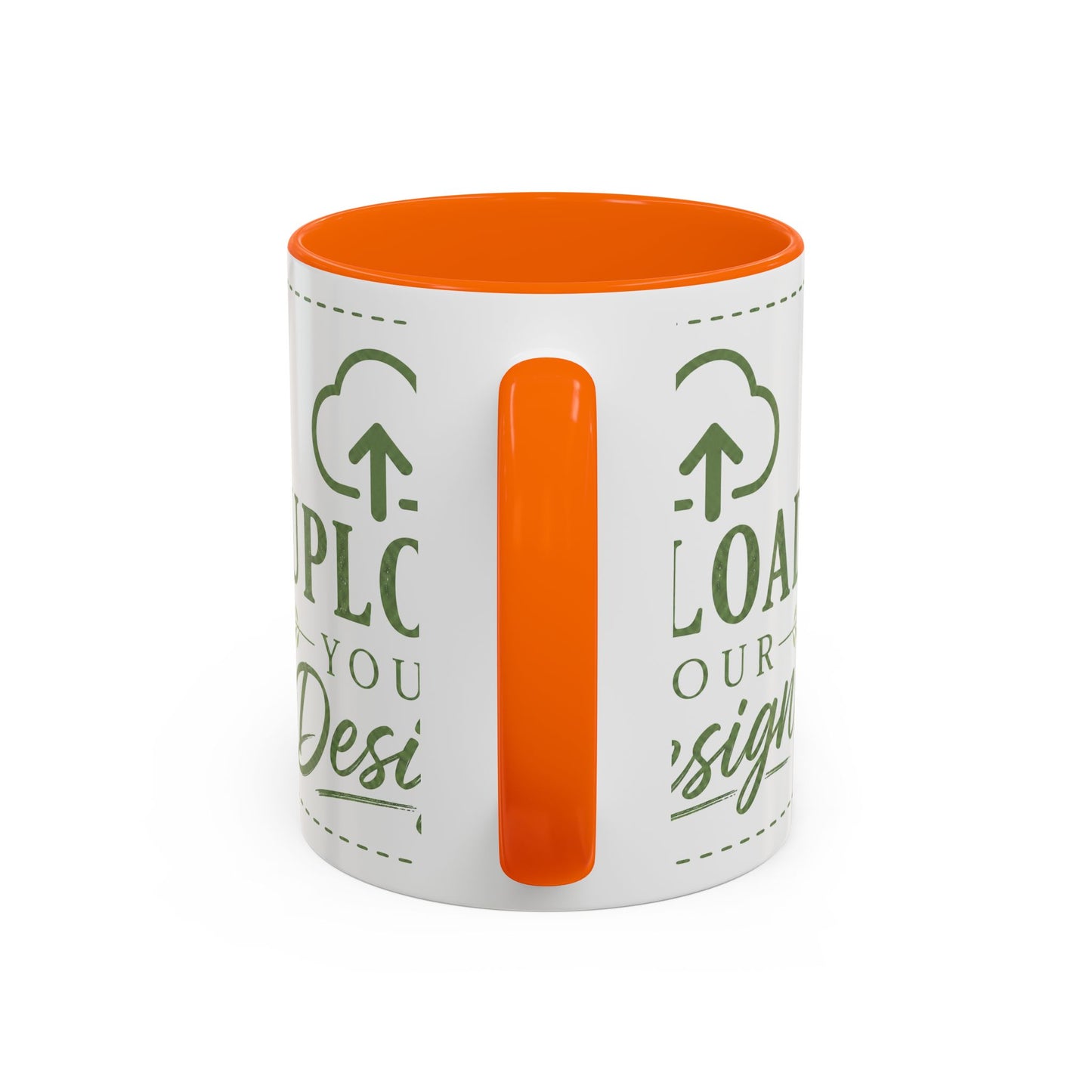 Custom Accent Coffee Mug – Custom Upload Design Ceramic Mug (11oz & 15oz)
