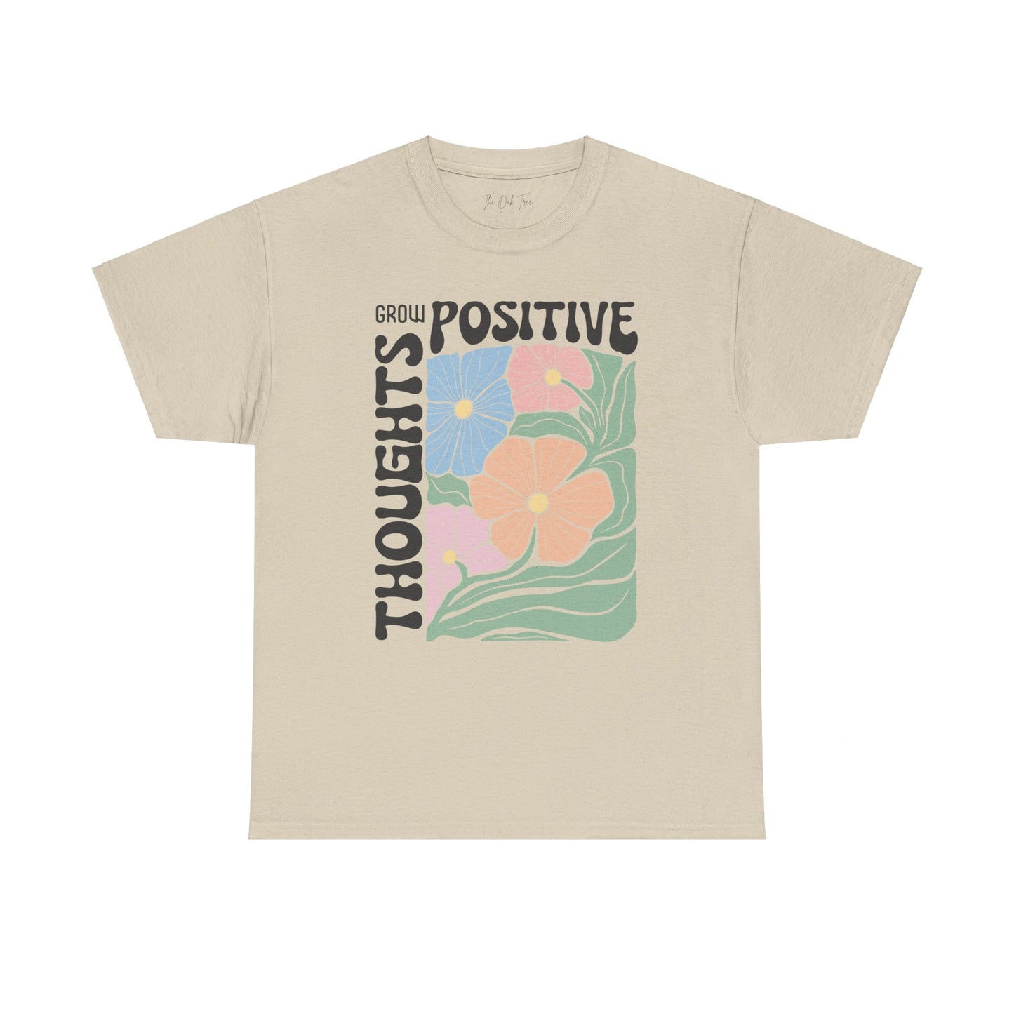 Grow Positive Thoughts Unisex Heavy Cotton Tee