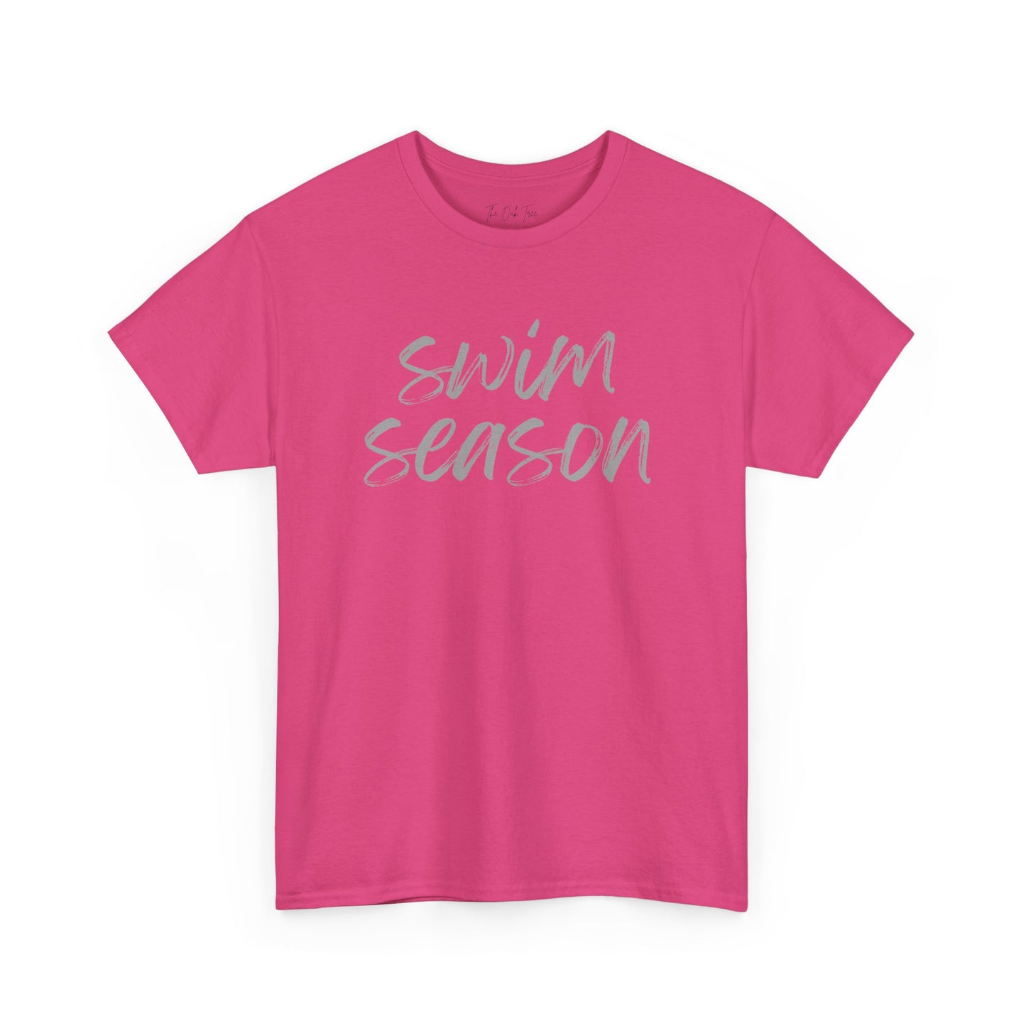 Swim Season- Grey Text Tee
