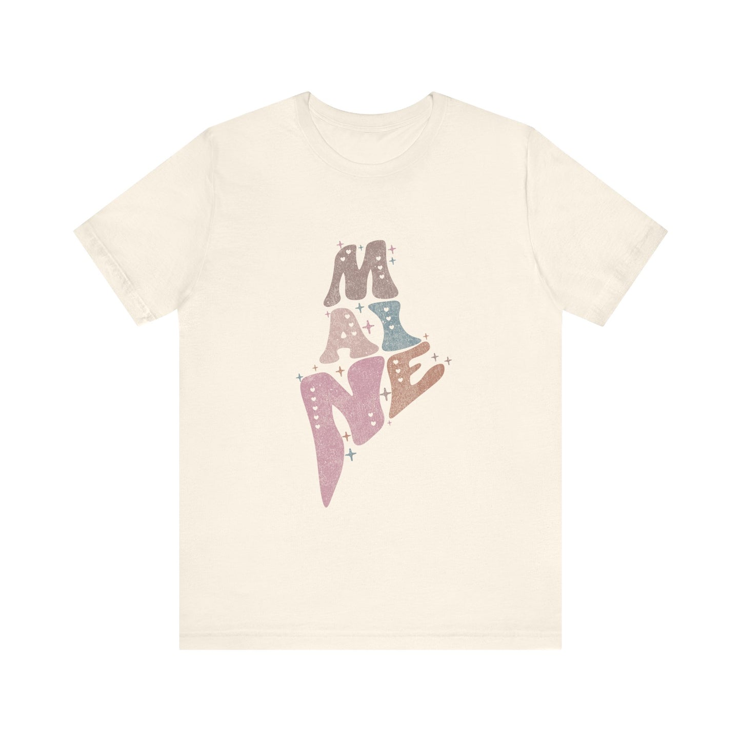 Maine State Tee Unisex Jersey Short Sleeve Tee