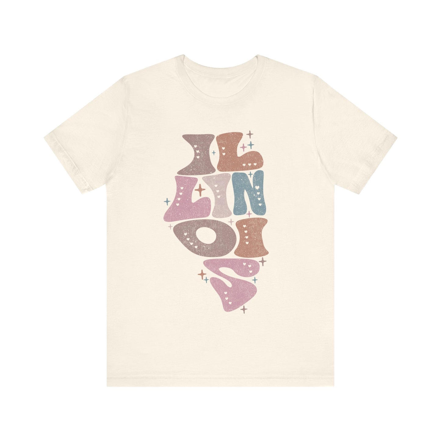 Illinois State Tee Unisex Jersey Short Sleeve Tee