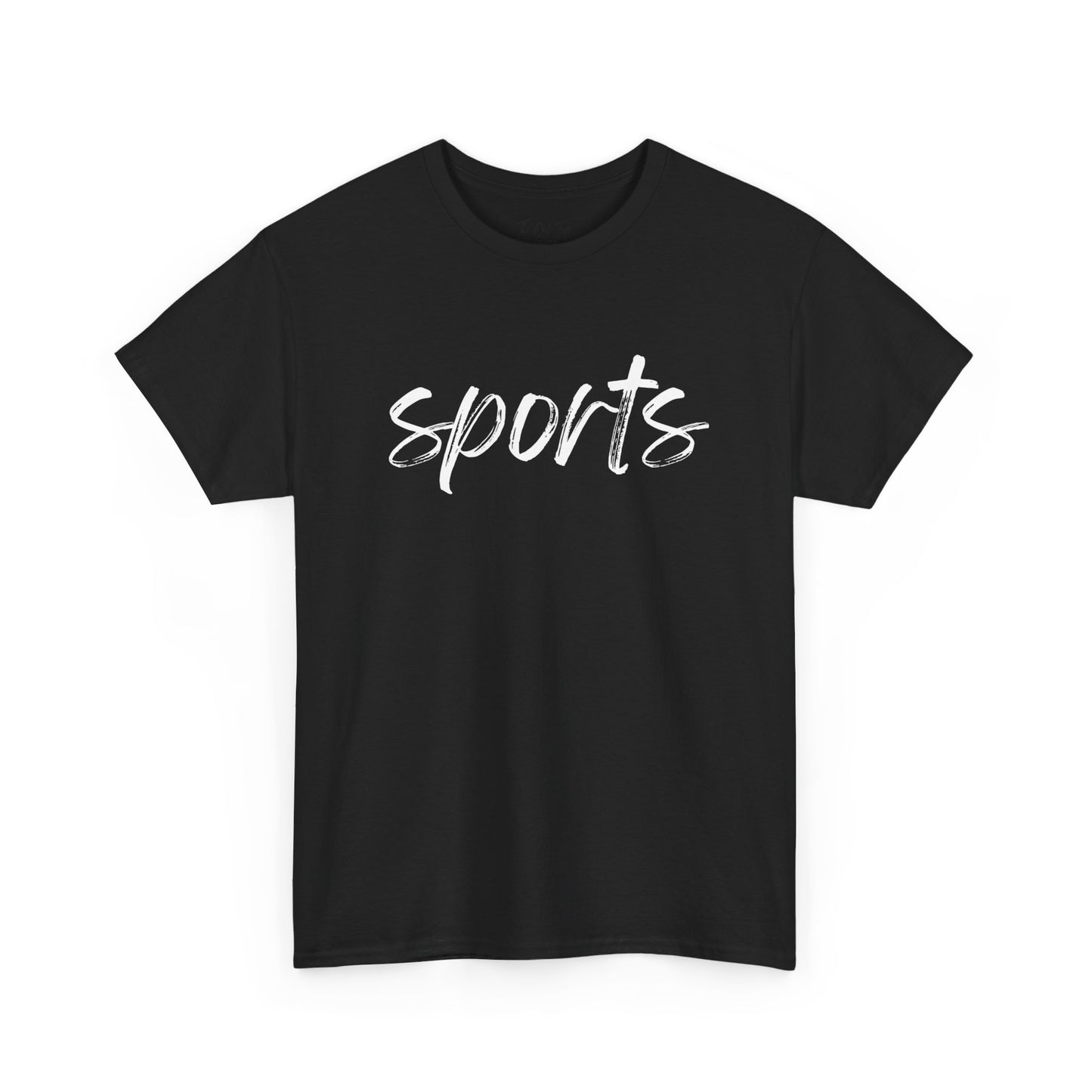 Sports- White Text Tee