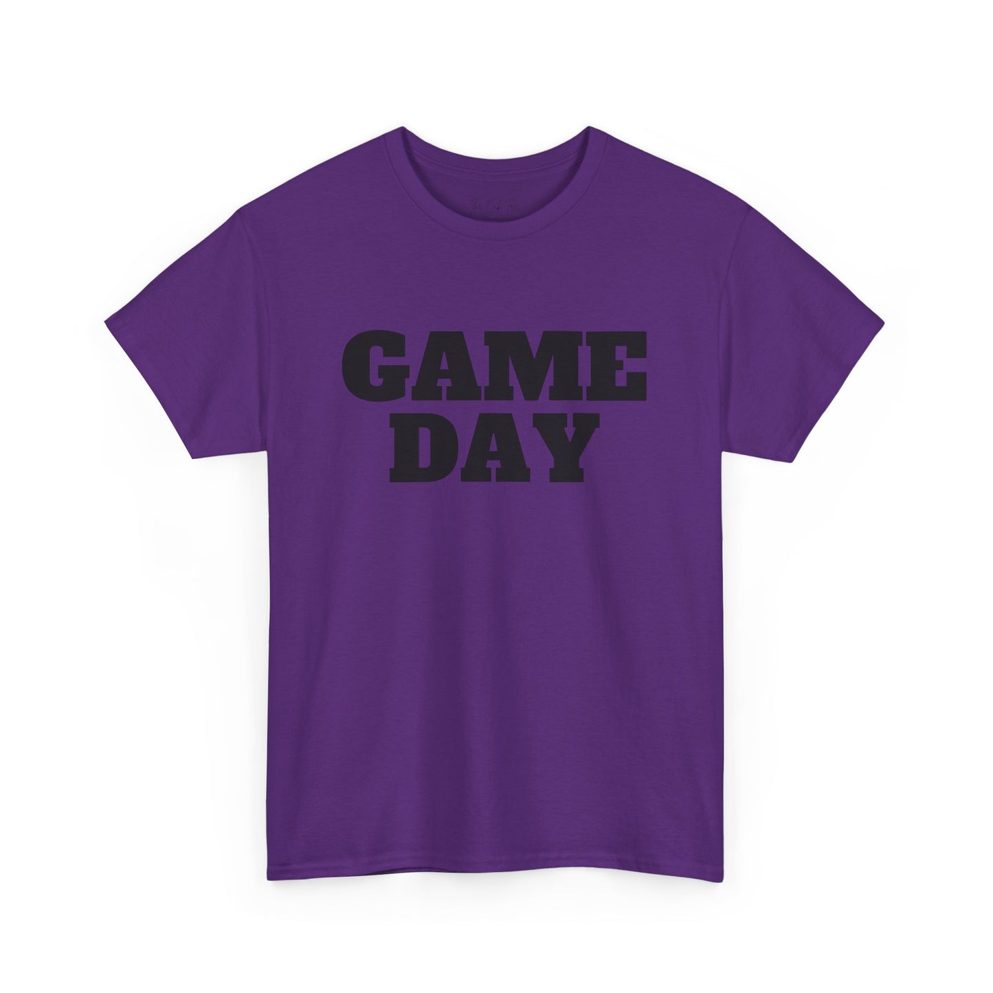 Game Day- Black Text Tee