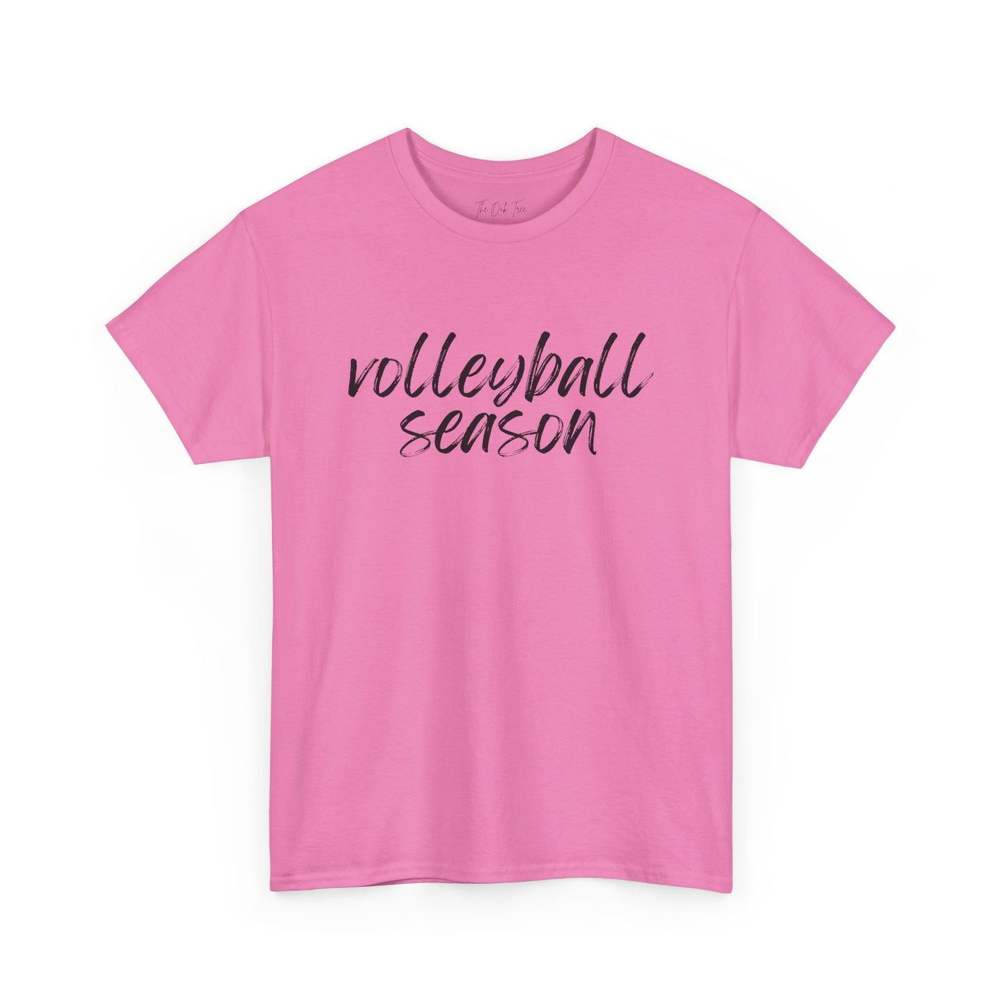 Volleyball Season- Black Text Tee