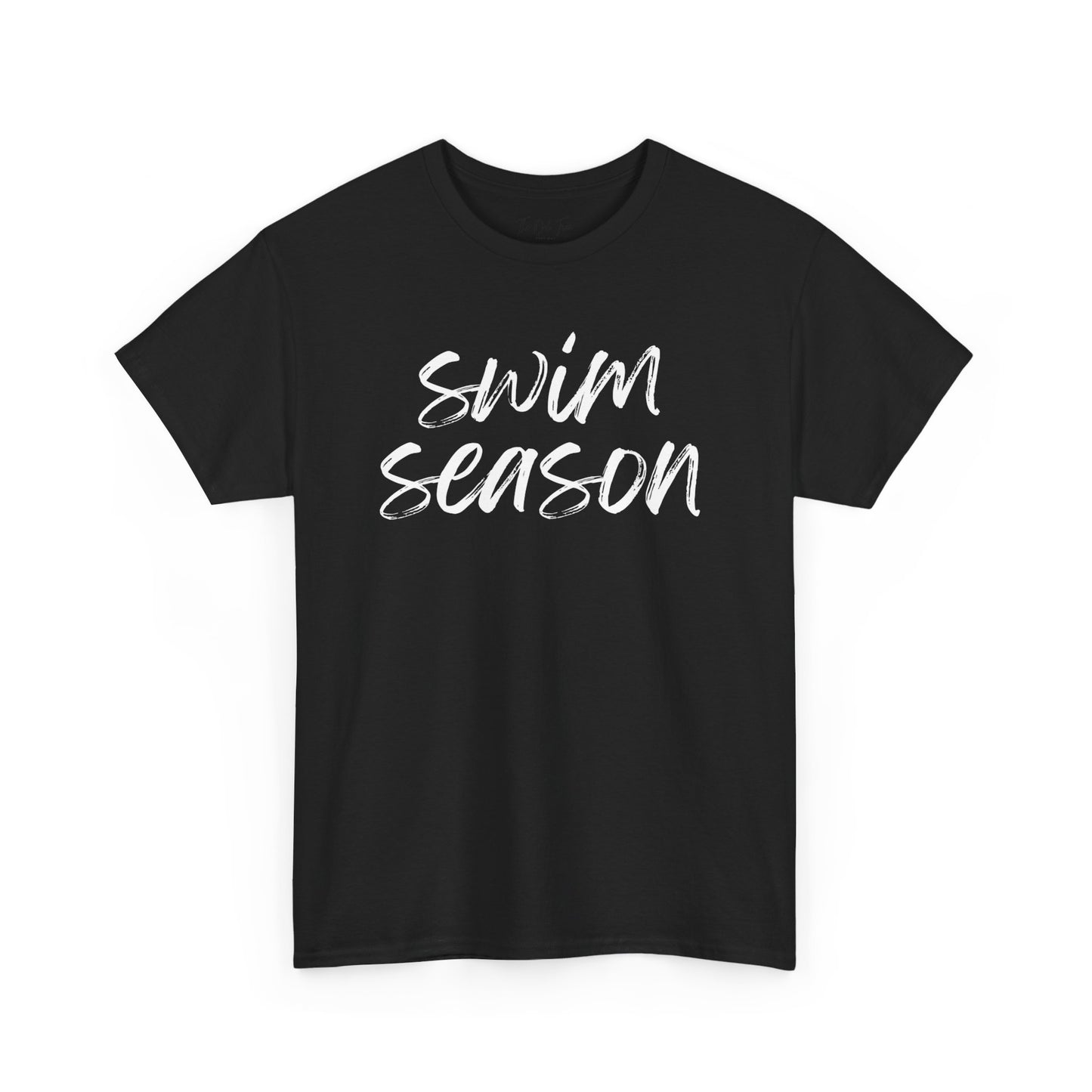 Swim Season- White Text Tee