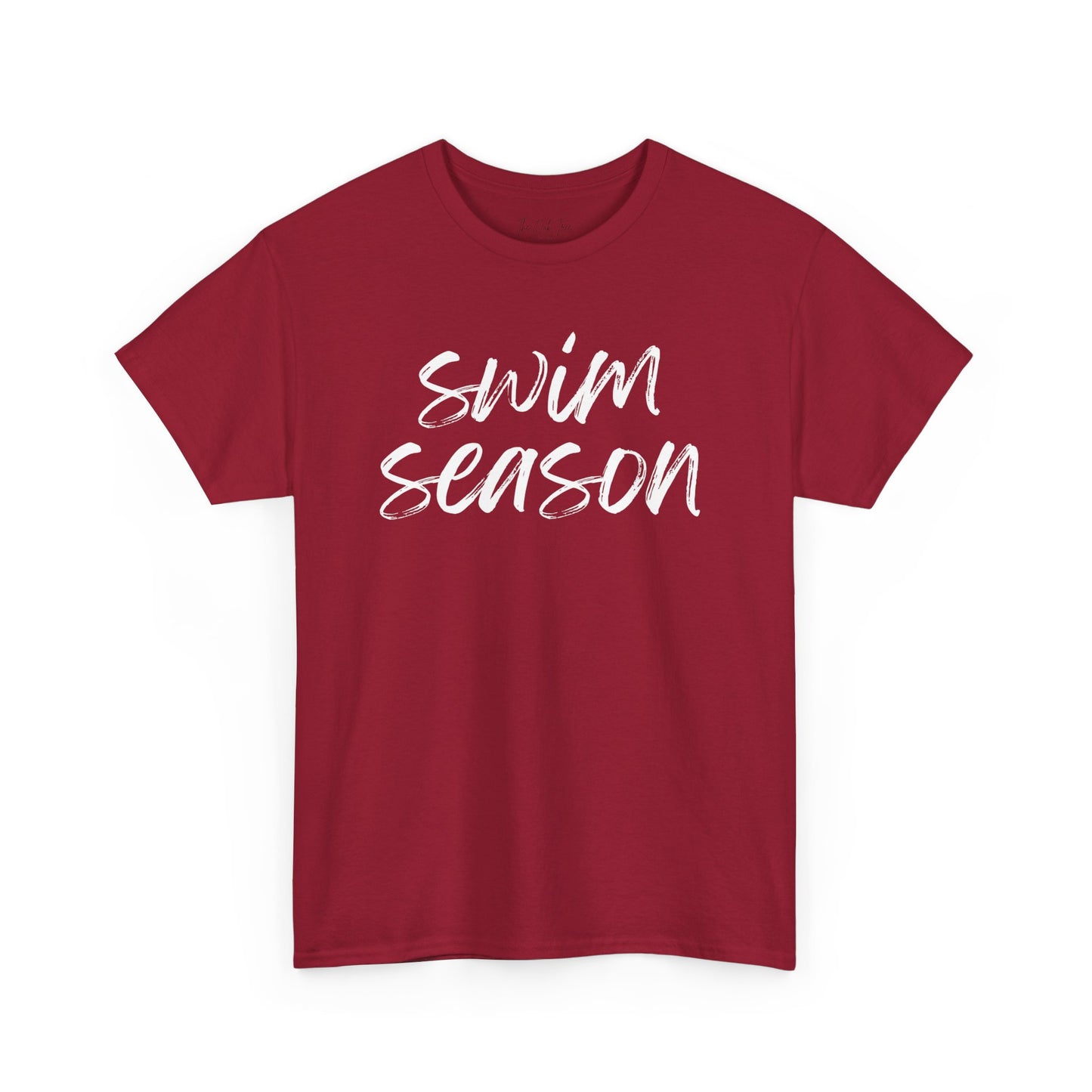 Swim Season- White Text Tee