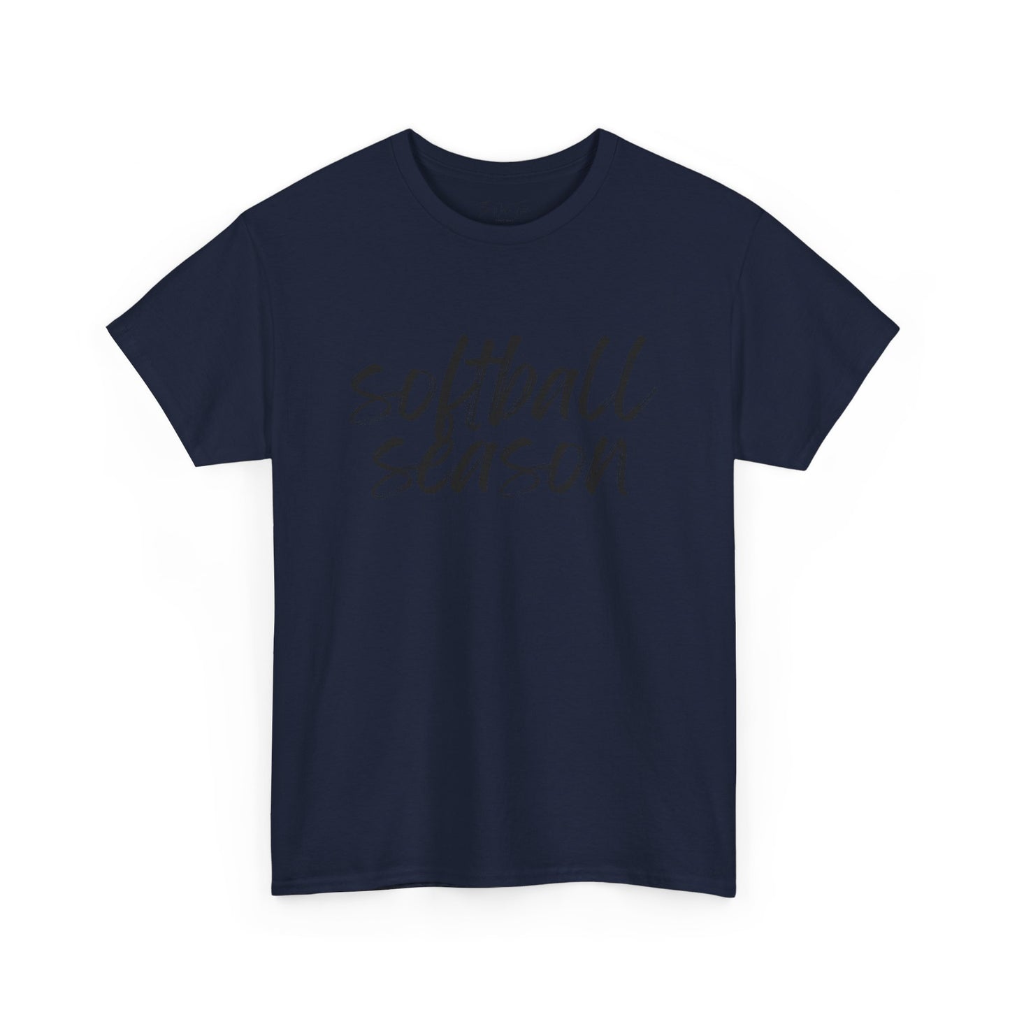 Softball Season- Black Text Tee