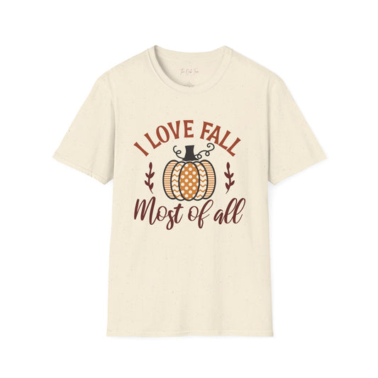 I Love Fall Most of All Unisex Heavy Cotton Tee
