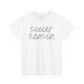 Soccer Season- Grey Text Tee
