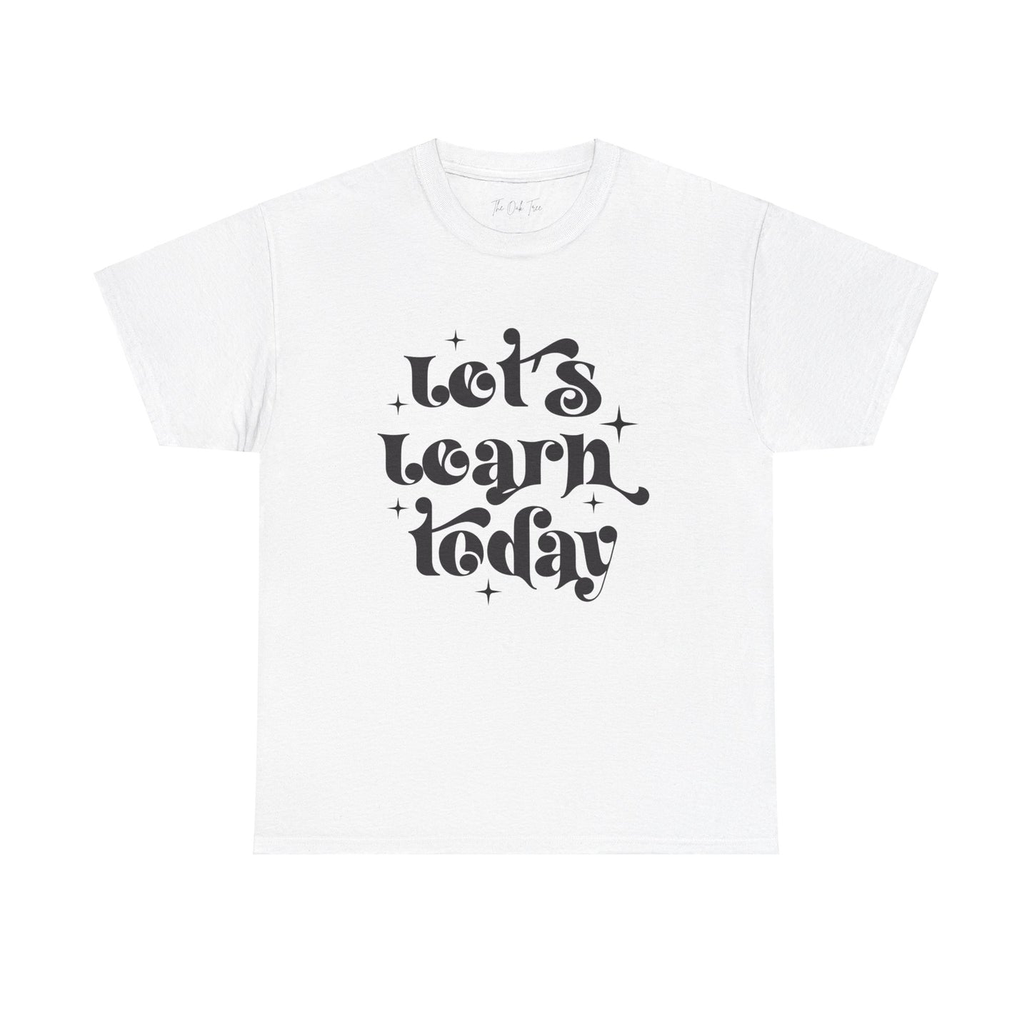 Let's Learn Today Unisex Heavy Cotton Tee
