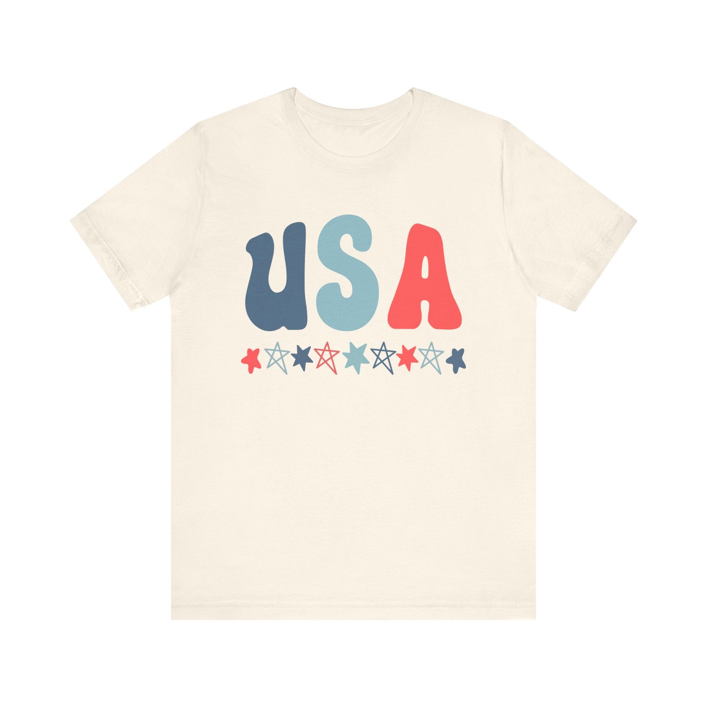 USA Stars Unisex Jersey Short Sleeve Tee