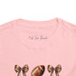 Toddler Tee — Footballs & Bows Pattern (BELLA +CANVAS)