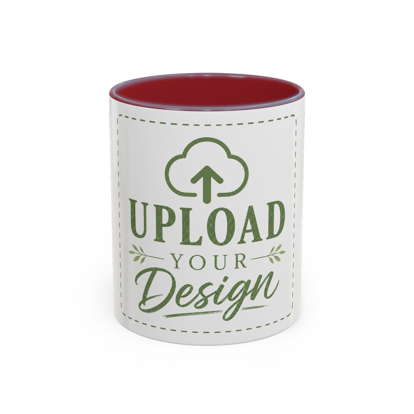 Custom Accent Coffee Mug – Custom Upload Design Ceramic Mug (11oz & 15oz)