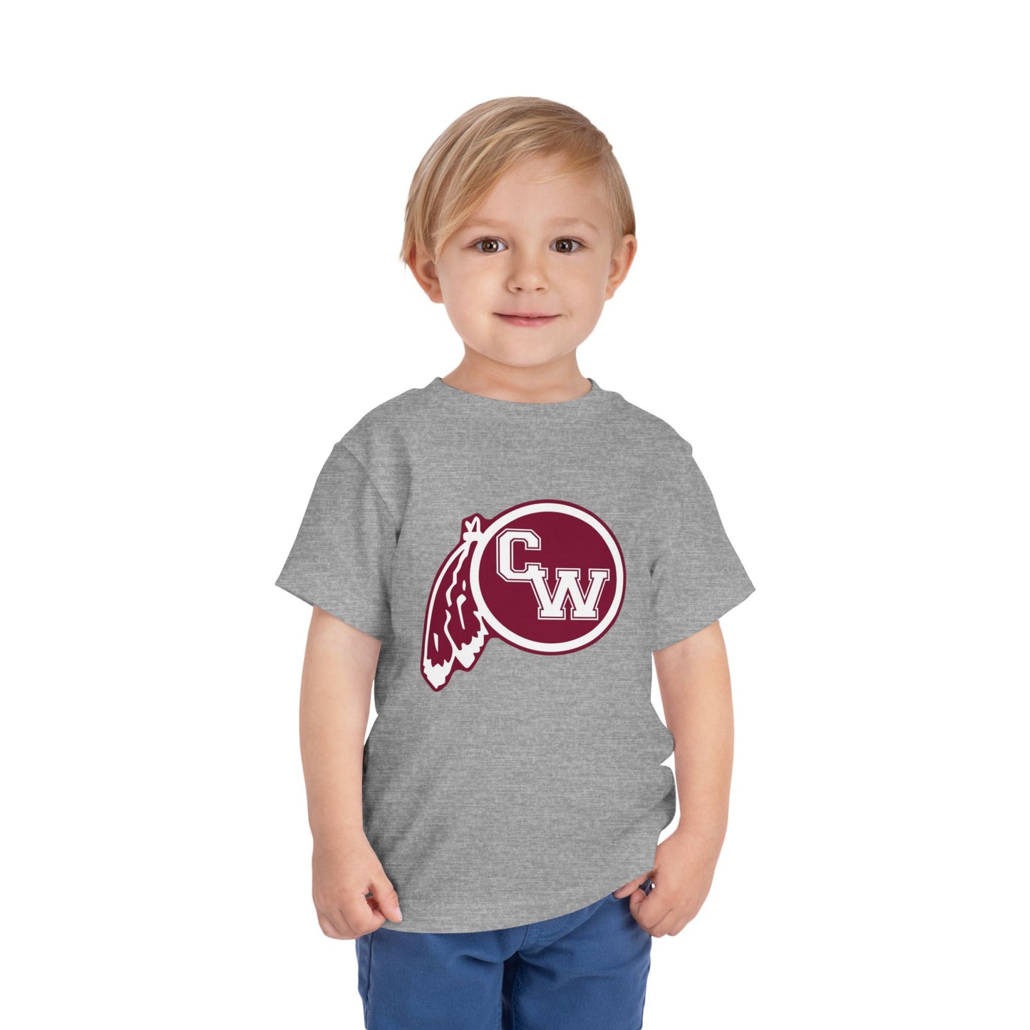 CW Athletic Logo Toddler Tee — Kids School Spirit Shirt