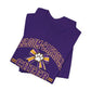 Bloom-Carroll Cheer T-Shirt — Purple & Gold Bow Spirit Tee