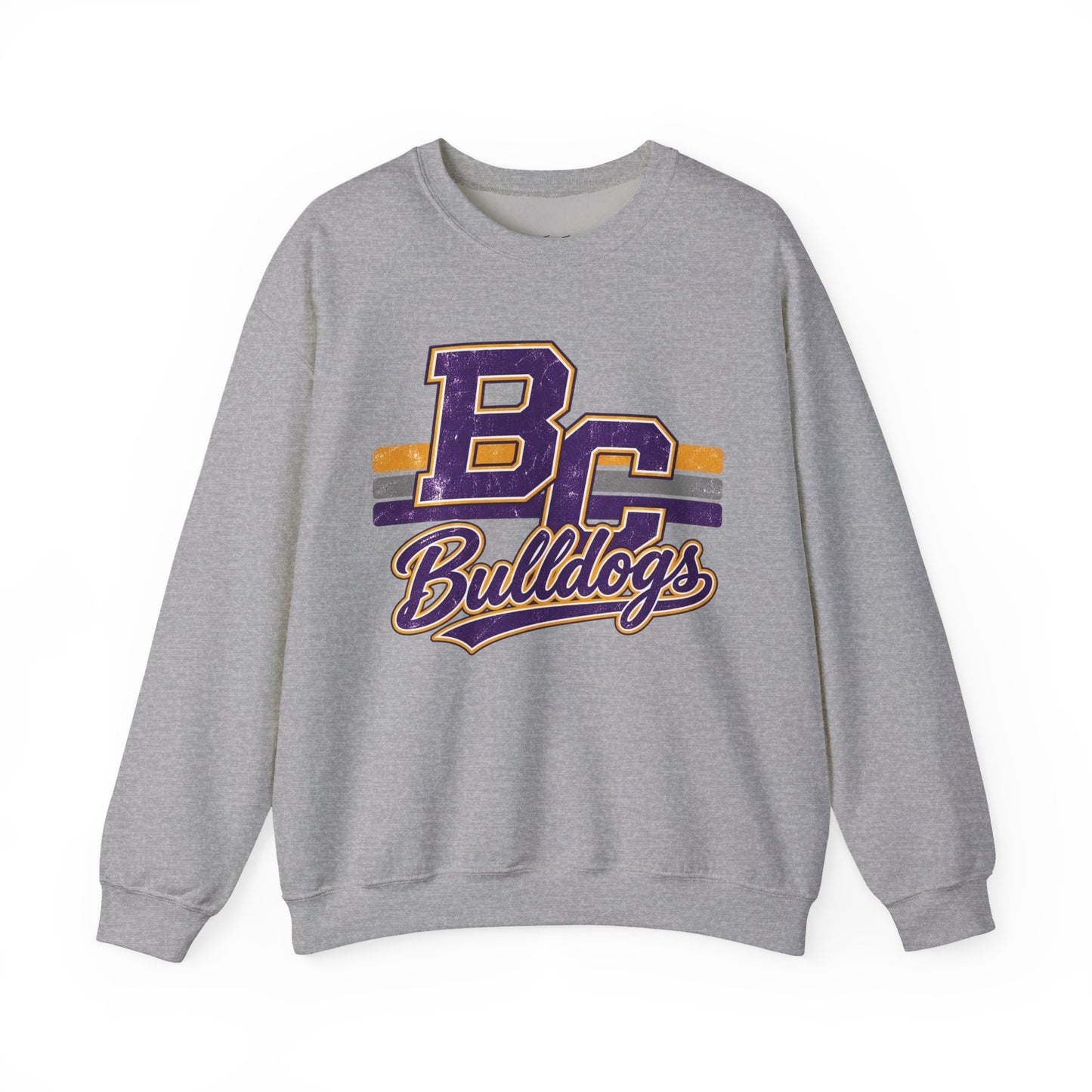 Bloom-Carroll Bulldogs Retro Crewneck Sweatshirt