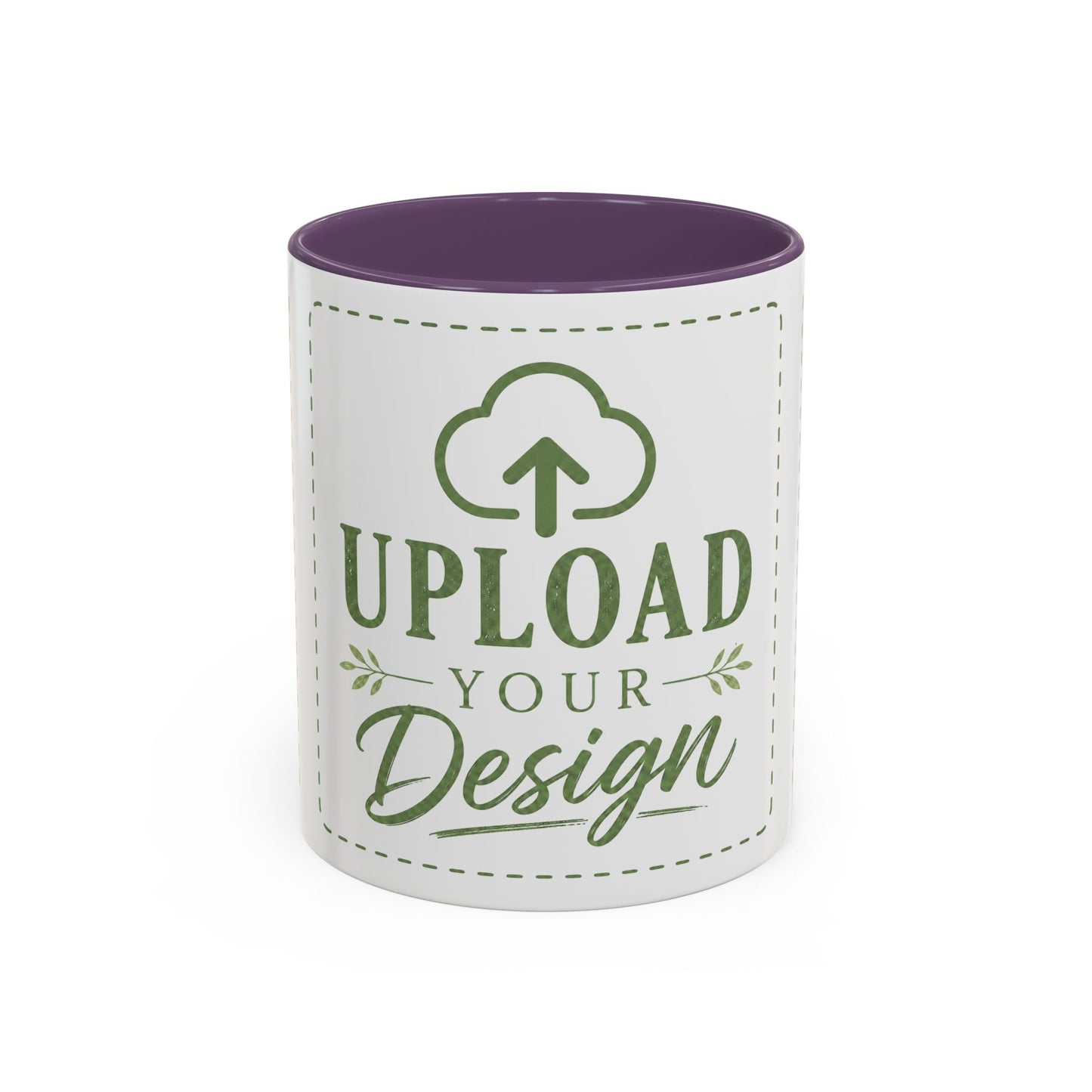 Custom Accent Coffee Mug – Custom Upload Design Ceramic Mug (11oz & 15oz)