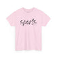 Sports- Black Text Tee