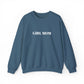 Embroidered Girl Mom Crewneck Sweatshirt-- Mom life pullover