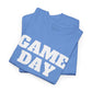 Game Day- White Text Tee