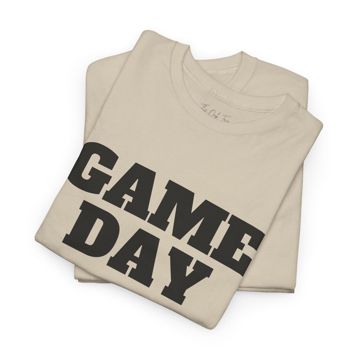 Game Day- Black Text Tee