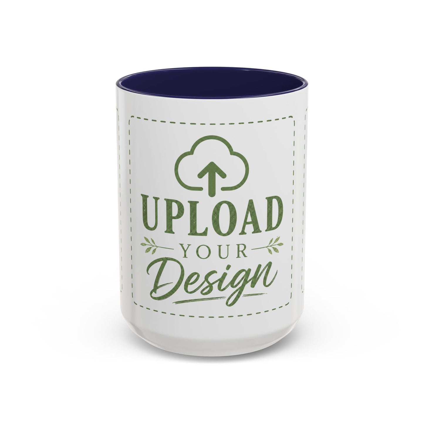 Custom Accent Coffee Mug – Custom Upload Design Ceramic Mug (11oz & 15oz)