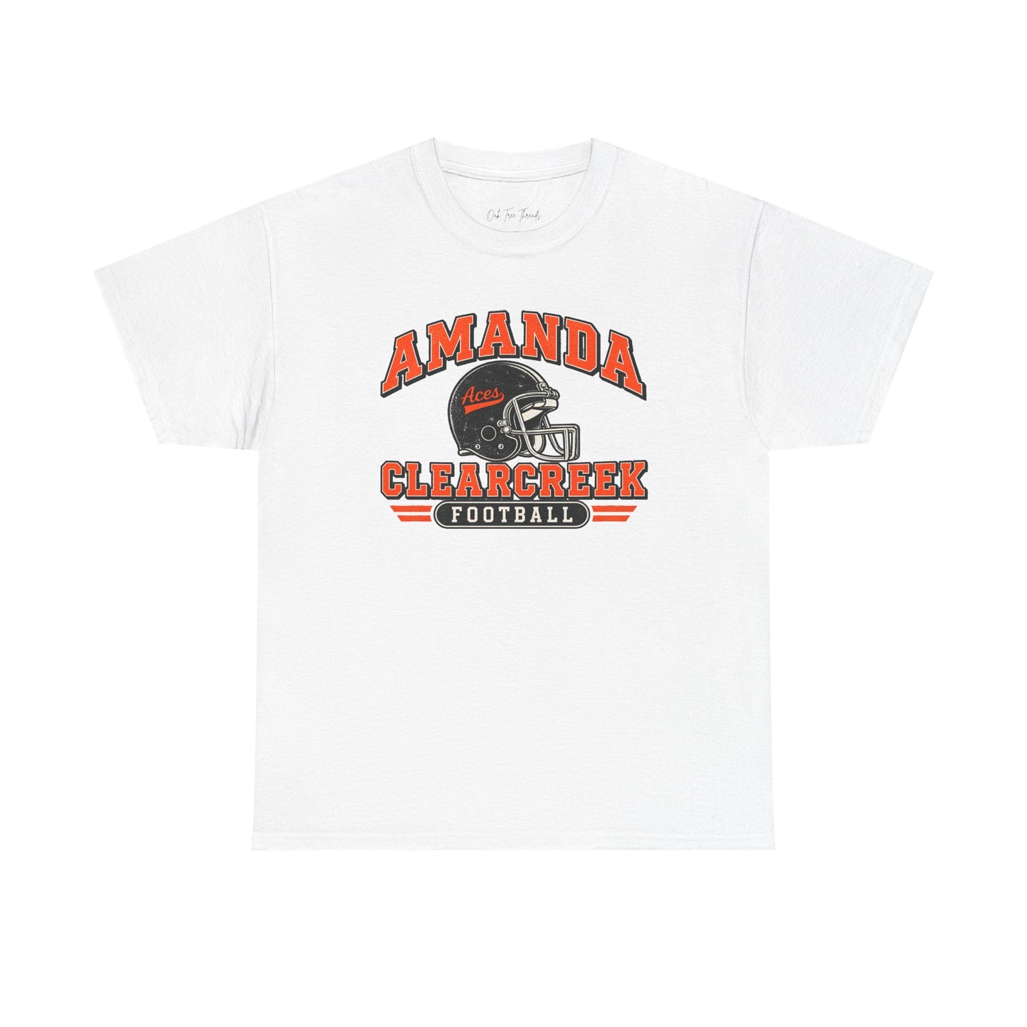 Amanda Cleargreek Football T-Shirt — Personalized Team Tee
