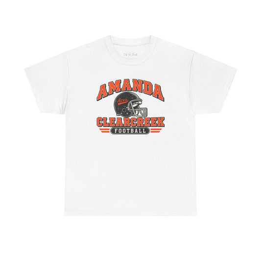 Amanda Cleargreek Football T-Shirt — Personalized Team Tee