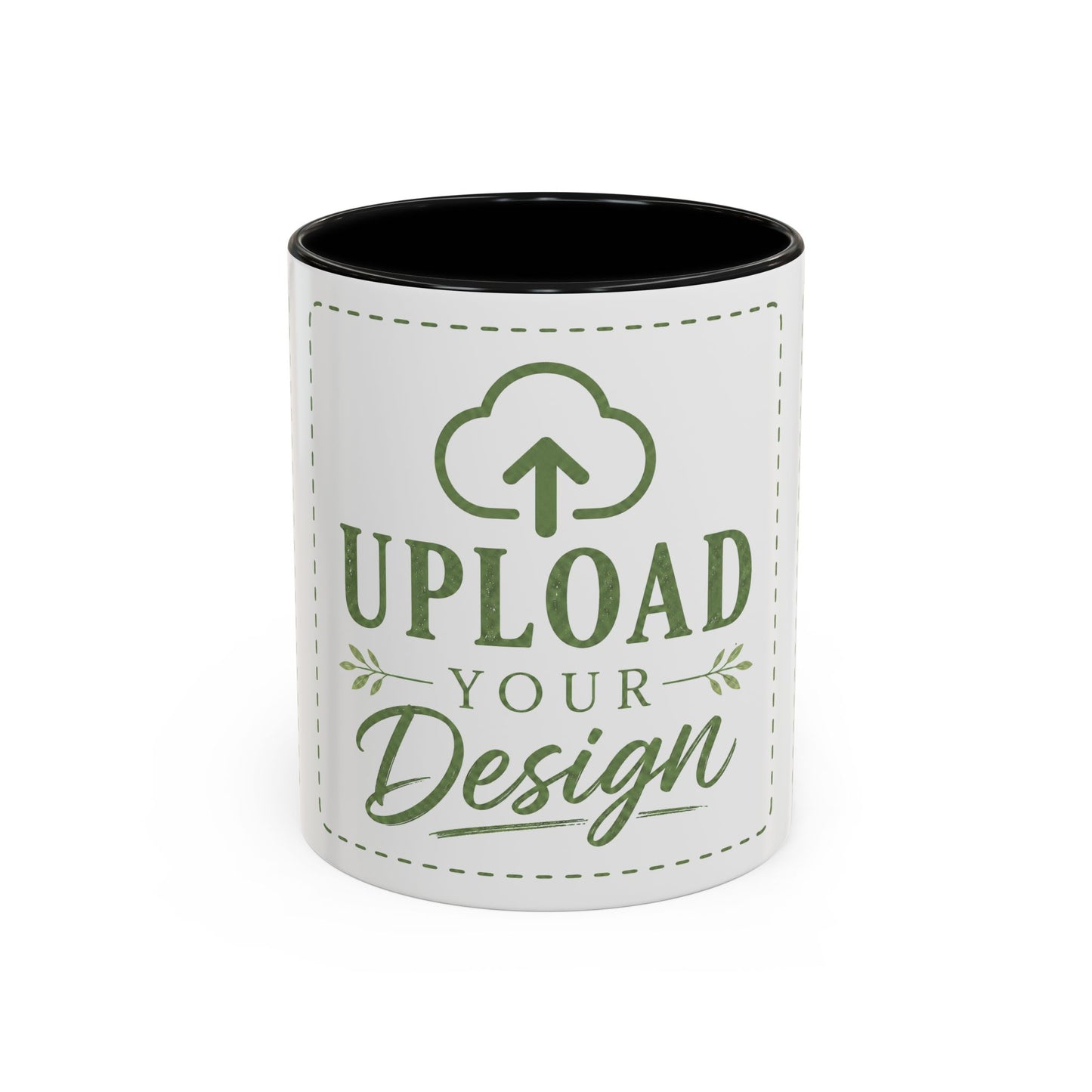 Custom Accent Coffee Mug – Custom Upload Design Ceramic Mug (11oz & 15oz)