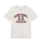 Bloom-Carroll Cheer T-Shirt — Purple & Gold Bow Spirit Tee