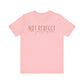 Not Perfect, Just Forgiven Unisex Jersey Short Sleeve Tee
