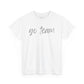 Go Team- Grey Text Tee