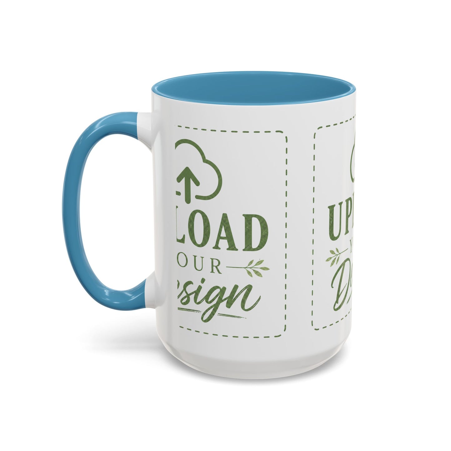 Custom Accent Coffee Mug – Custom Upload Design Ceramic Mug (11oz & 15oz)