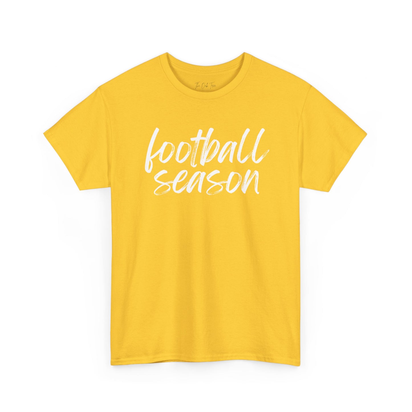 Football Season- White Text Tee