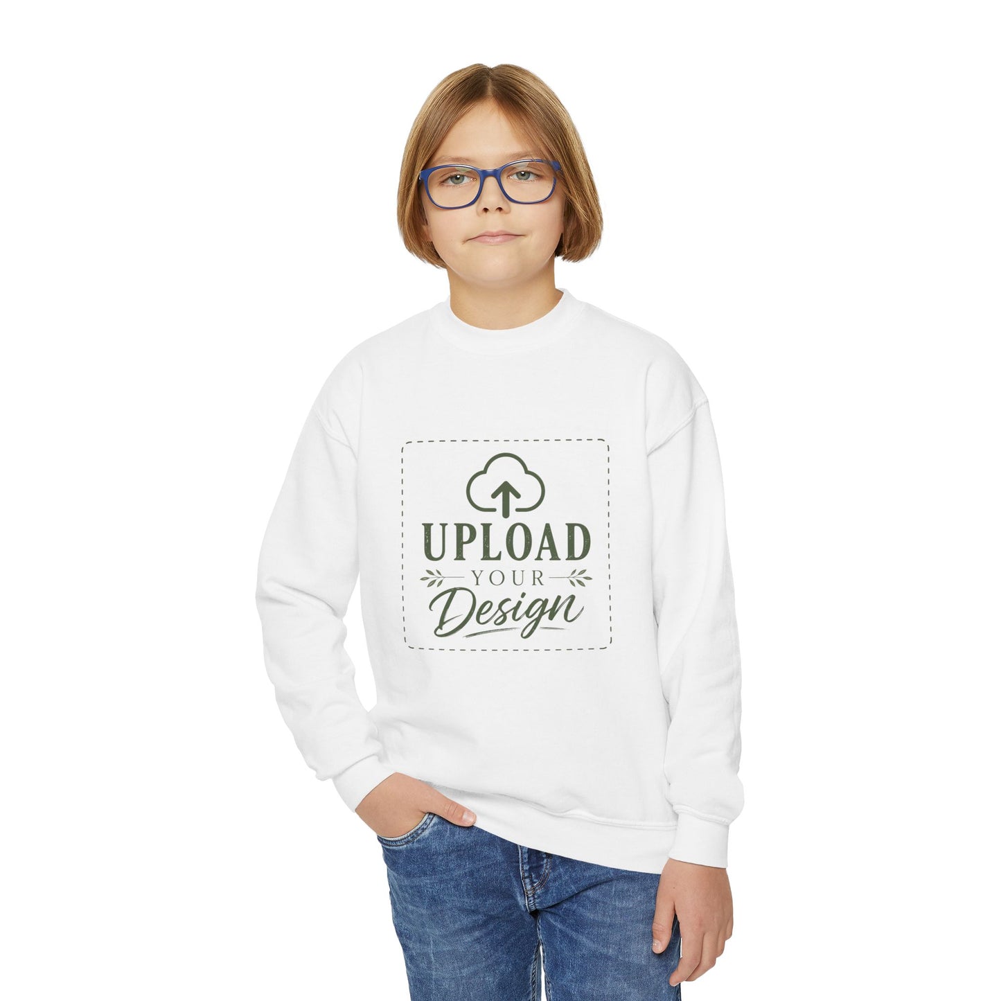 Custom Youth Sweatshirt – Upload Your Own Design