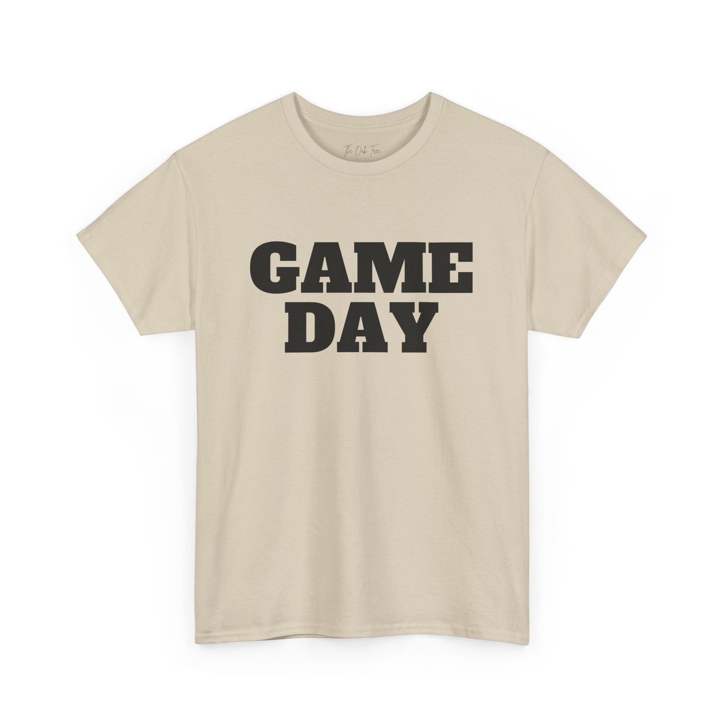 Game Day- Black Text Tee